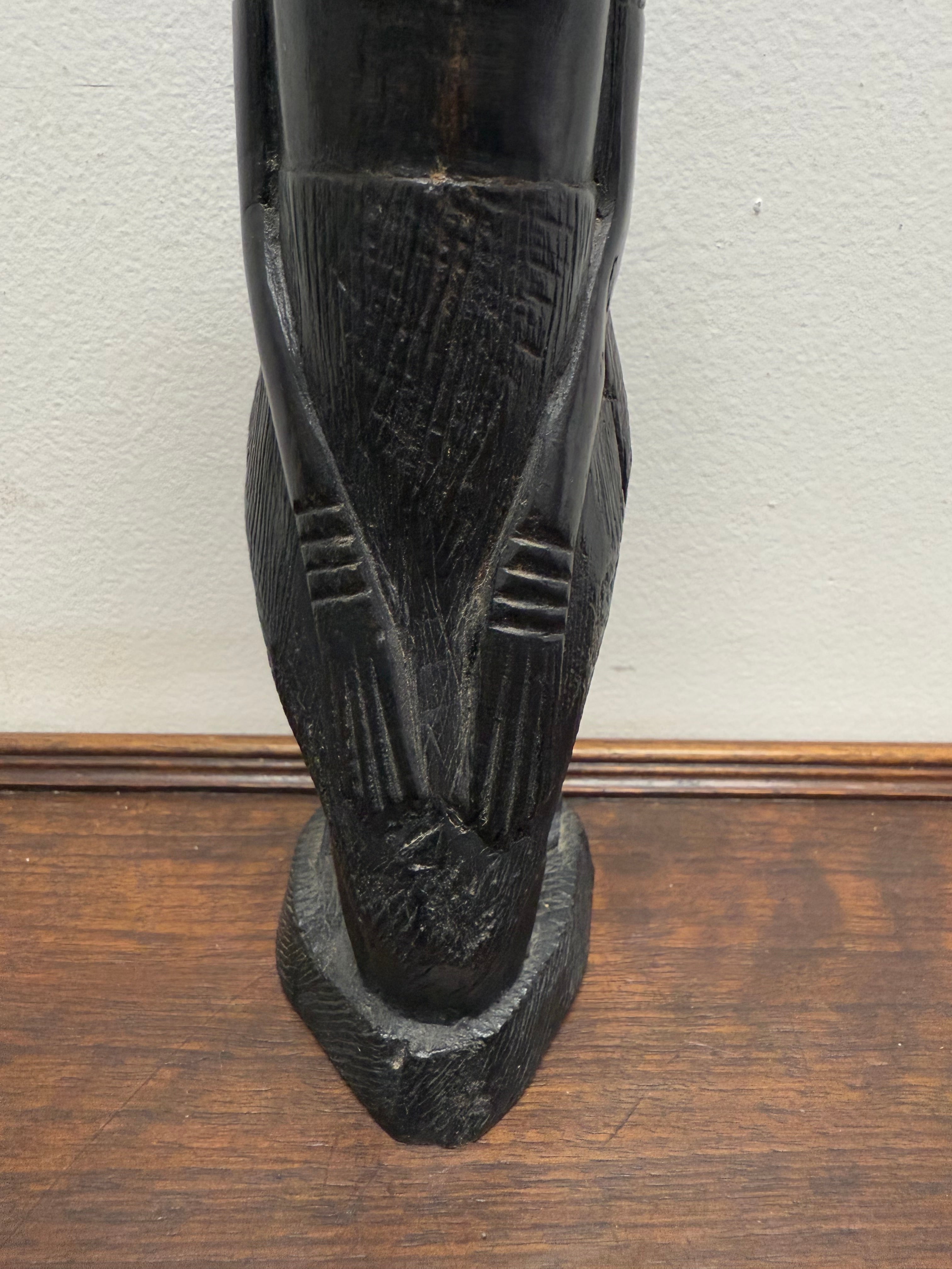Vintage Hand Carved Ebony Wooden Statue | Antique & Vintage | Moonee Ponds Antiques | Australia Wide