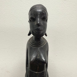 Vintage Hand Carved Ebony Wooden Statue