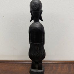 Vintage Hand Carved Ebony Wooden Statue