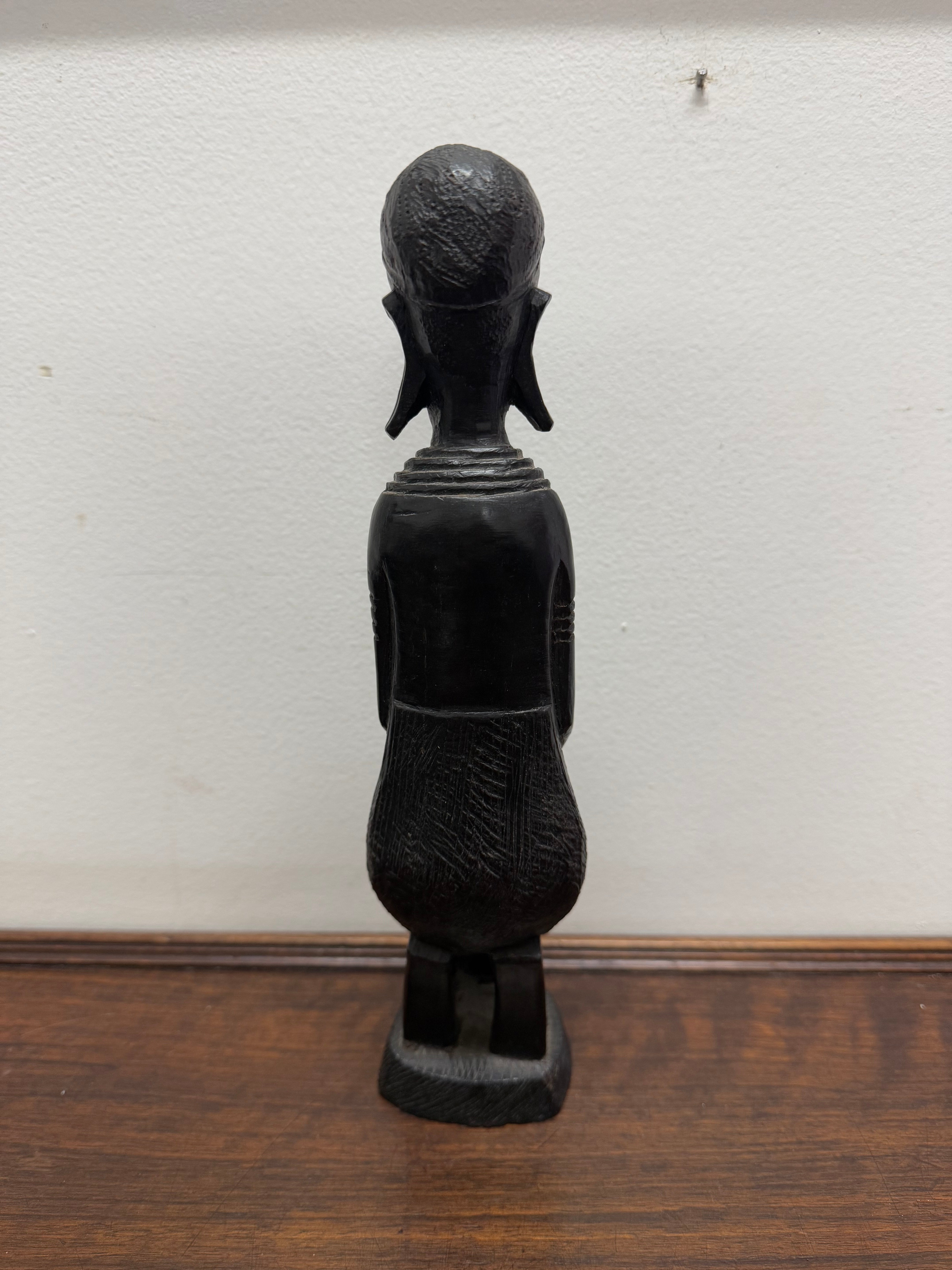 Vintage Hand Carved Ebony Wooden Statue | Antique & Vintage | Moonee Ponds Antiques | Australia Wide
