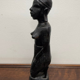 Vintage Hand Carved Ebony Wooden Statue