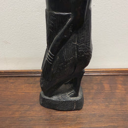 Vintage Hand Carved Ebony Wooden Statue