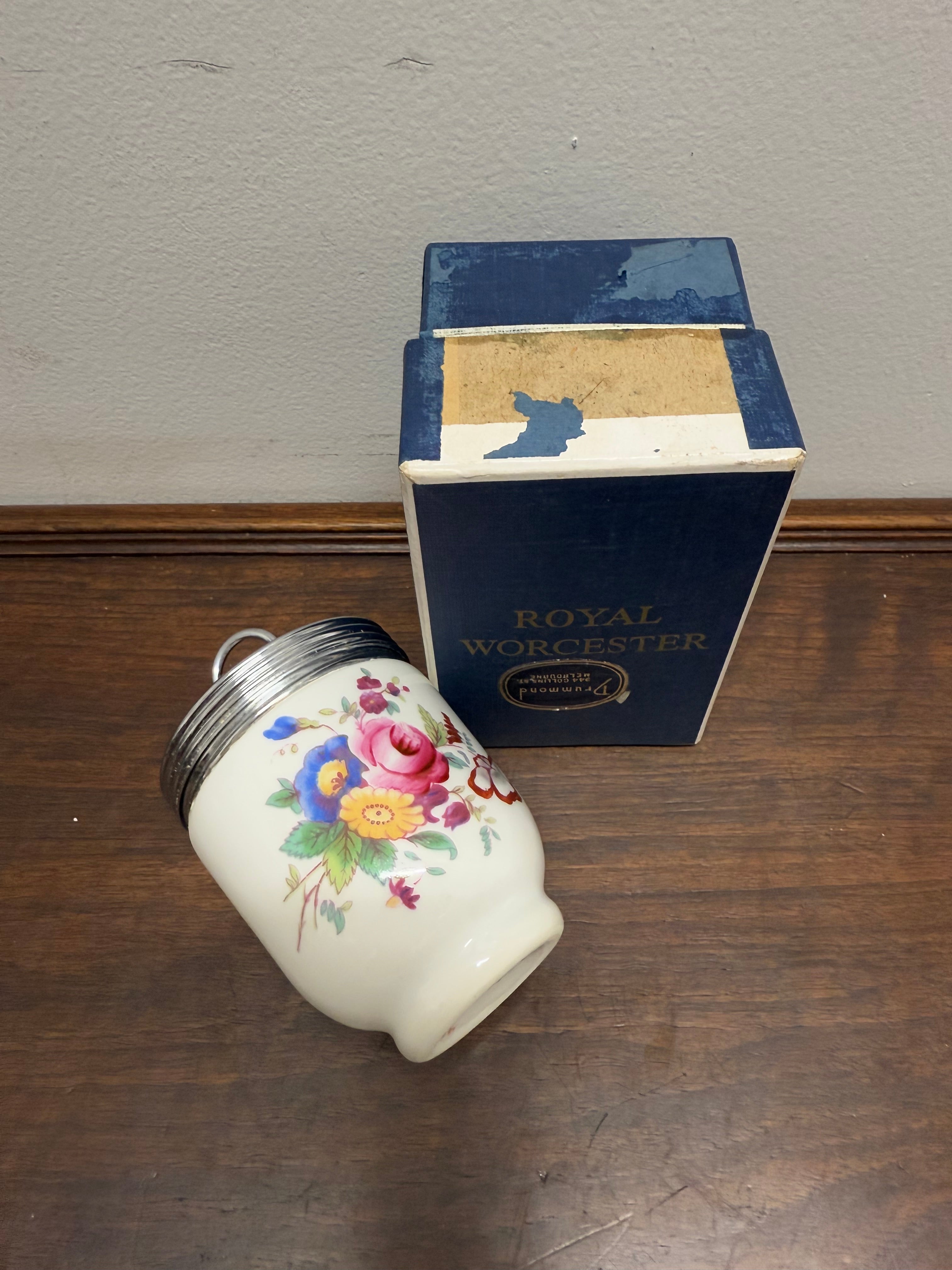 'King' Size Worcester Egg Coddler Orig. Box | Antique & Vintage | Moonee Ponds Antiques | Australia Wide Delivery