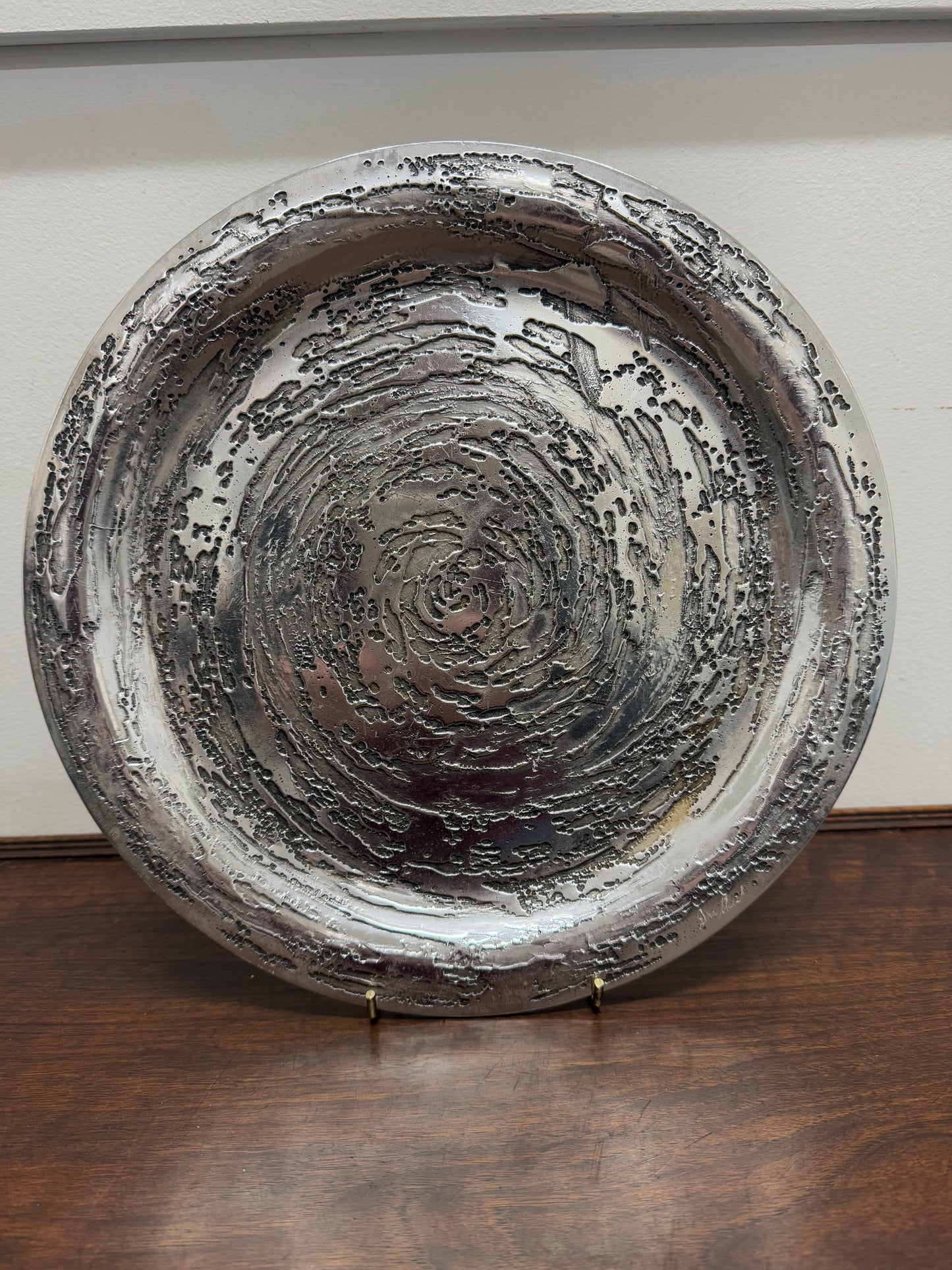 Vintage Don Shiels Brutalist Style Platter