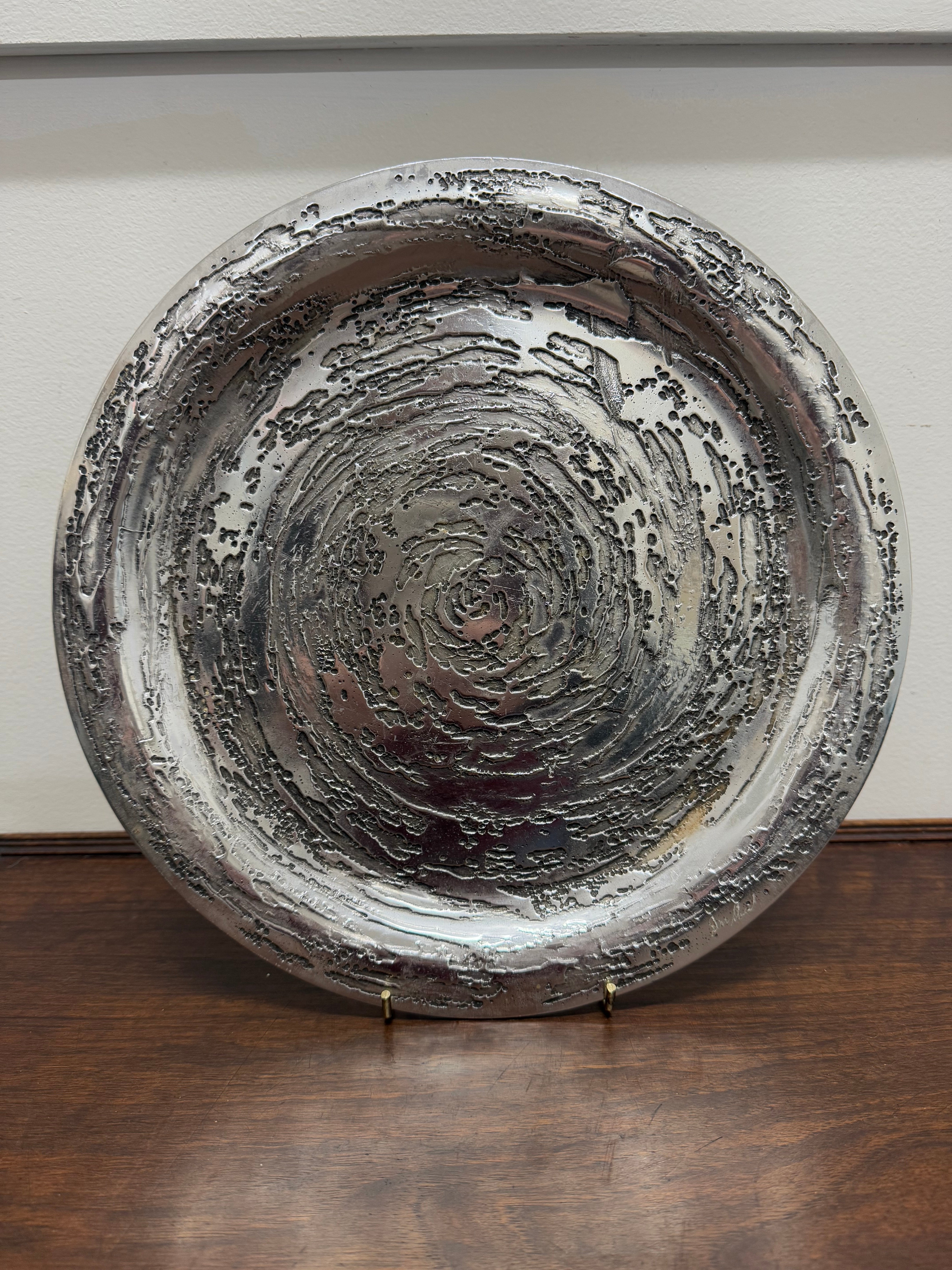 Vintage Don Shiels Brutalist Style Platter | Antique & Vintage | Moonee Ponds Antiques | Australia Wide Delivery