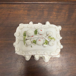 Antique German Fairing Trinket Box