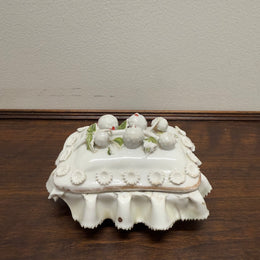 Antique German Fairing Trinket Box