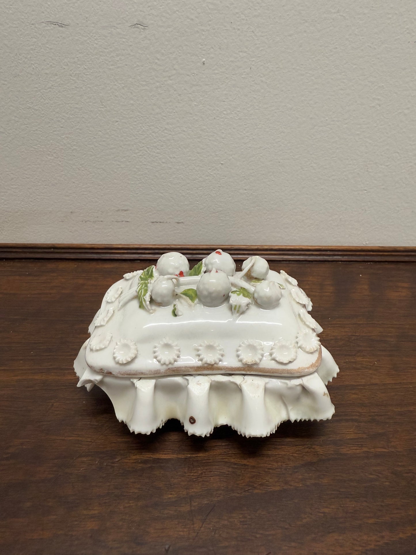 Antique German Fairing Trinket Box