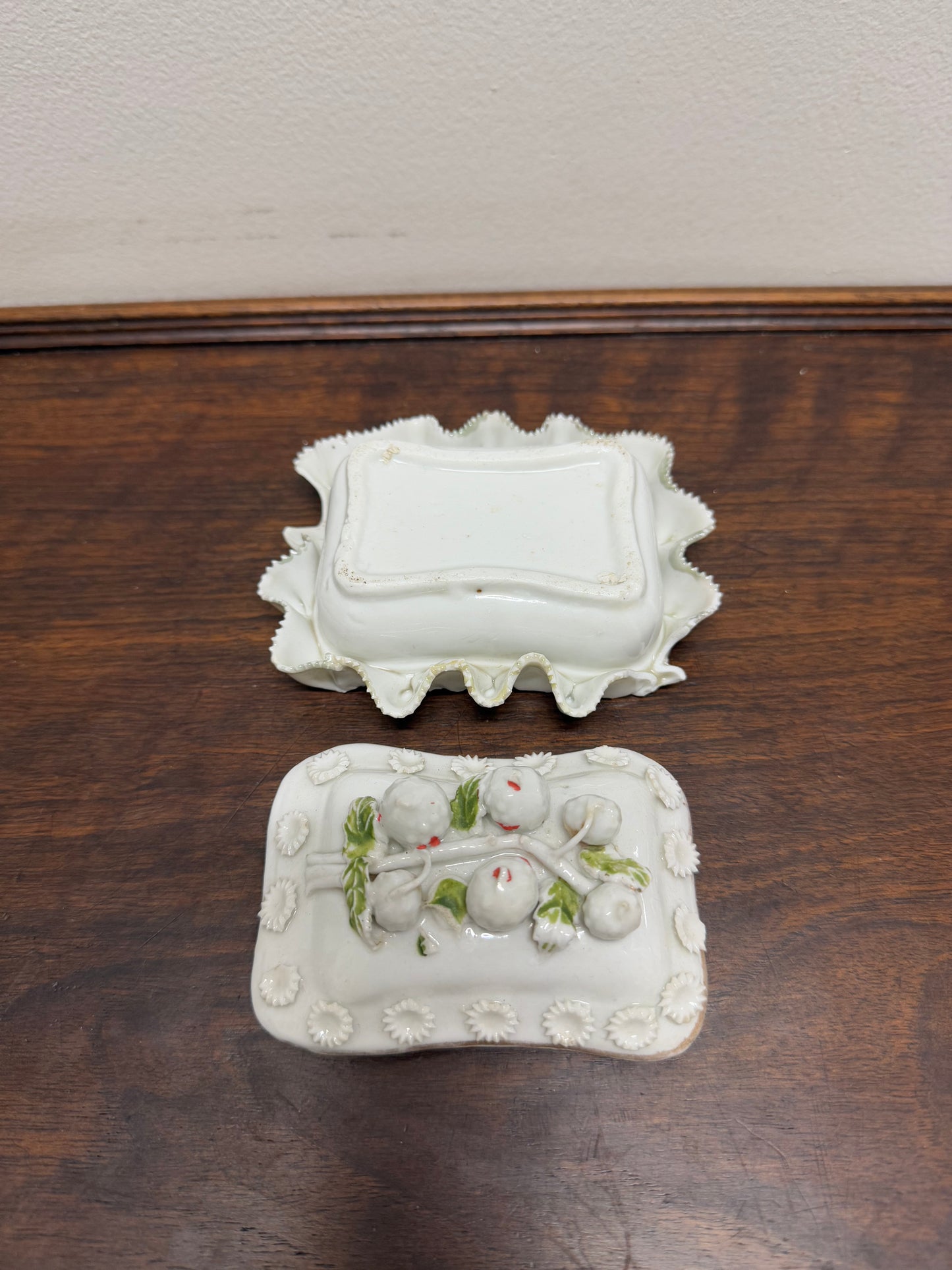 Antique German Fairing Trinket Box