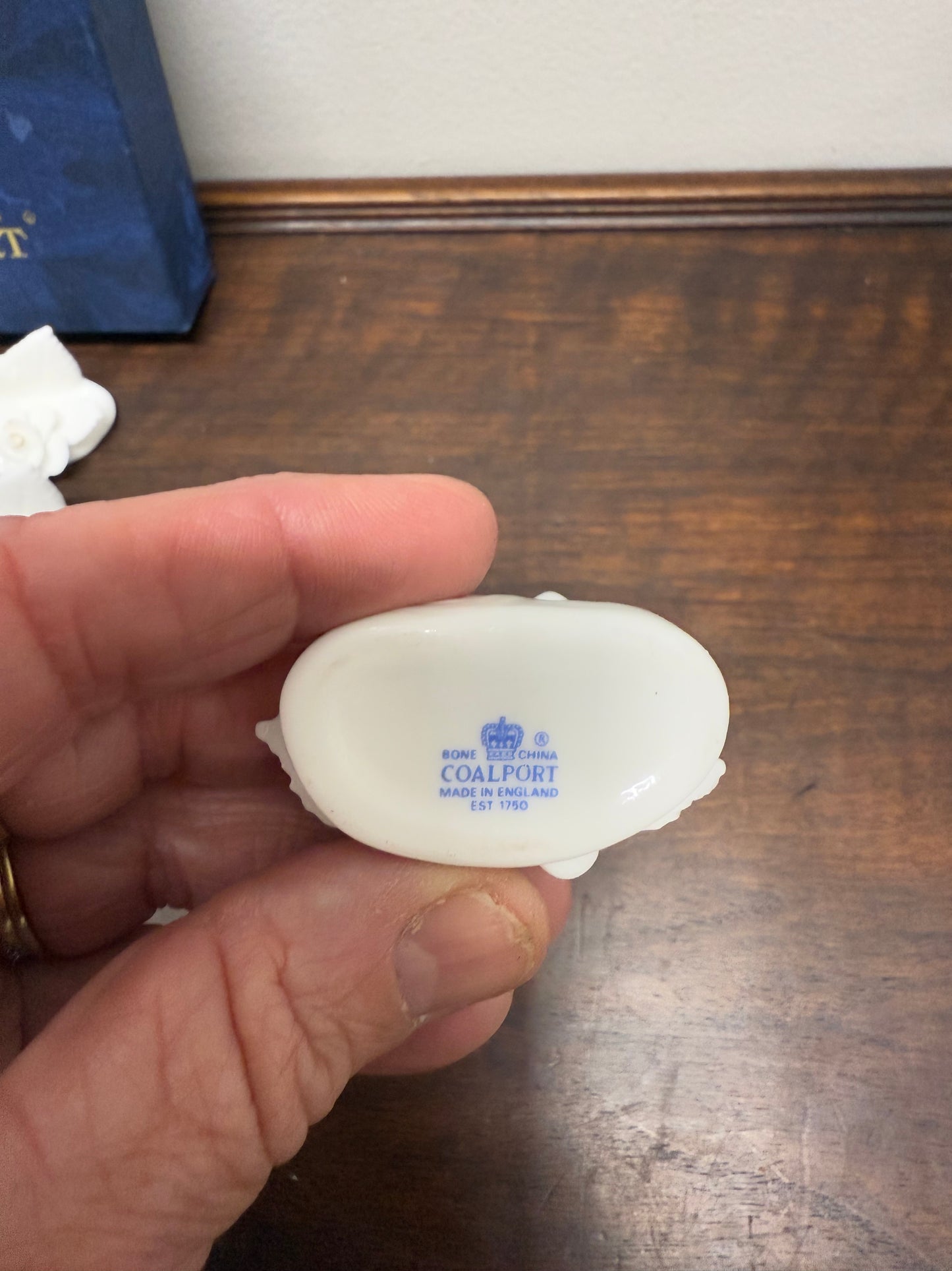 Set of Six Vintage Coalport Place Card Holders