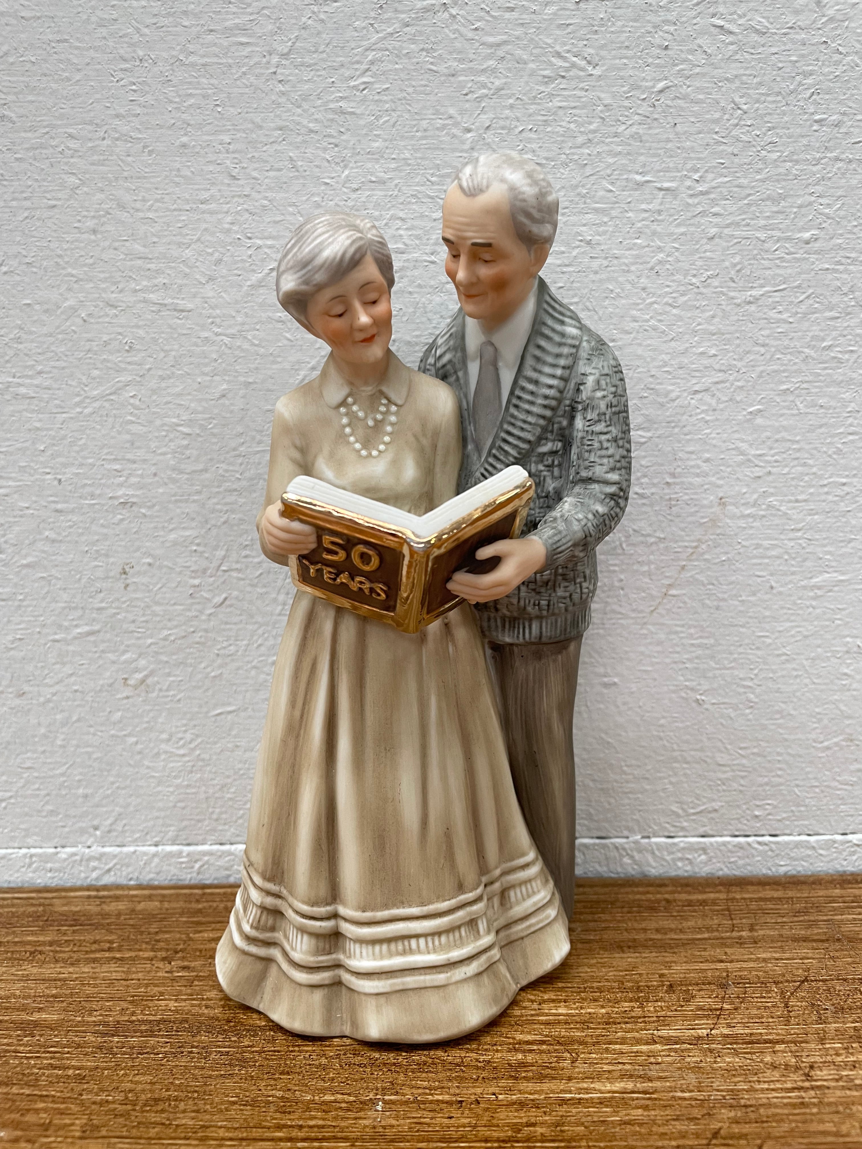 Vintage "Fifty Years Together" Figurine | Antique & Vintage | Moonee Ponds Antiques | Australia Wide Delivery