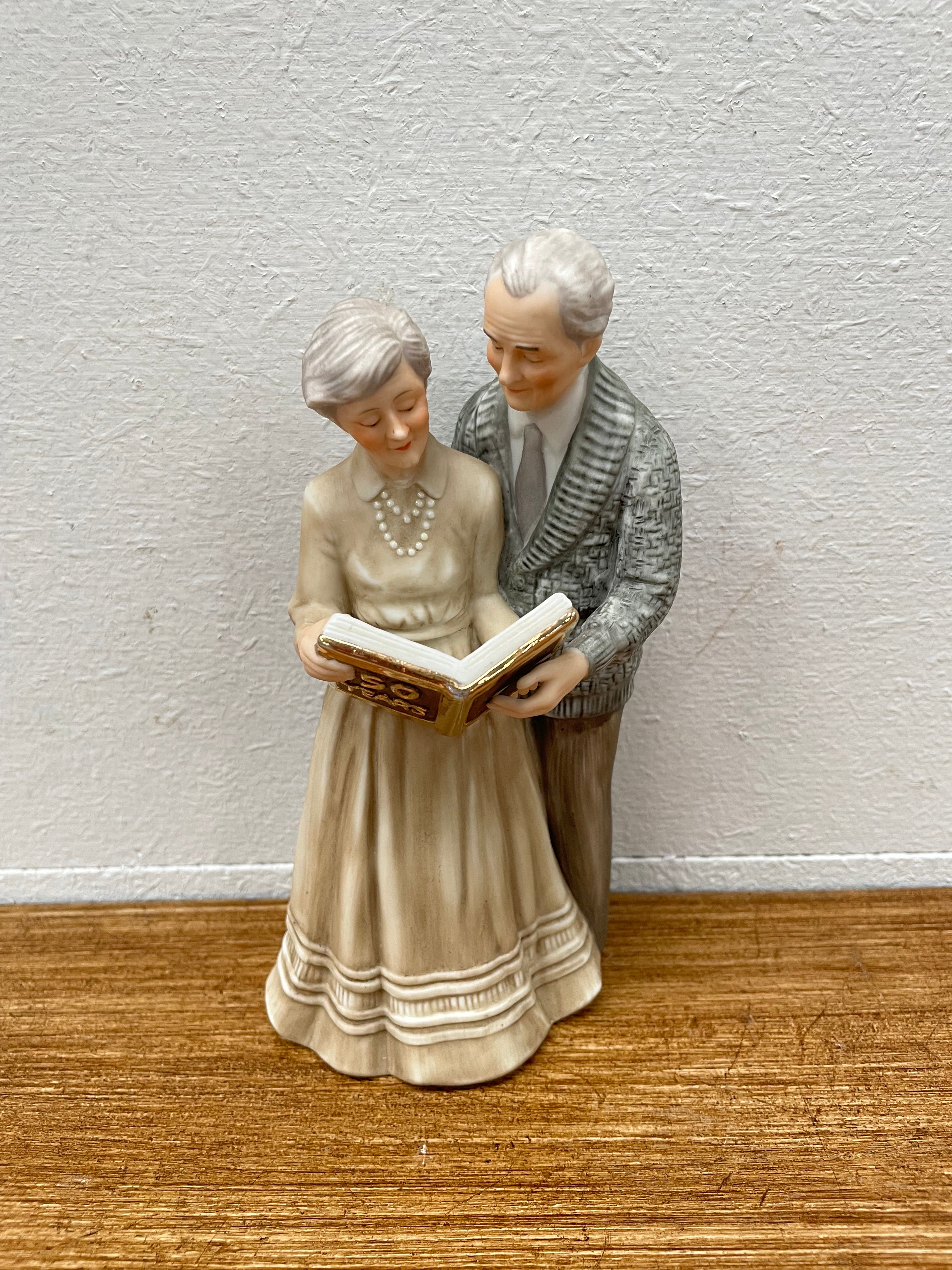 Vintage "Fifty Years Together" Figurine | Antique & Vintage | Moonee Ponds Antiques | Australia Wide Delivery