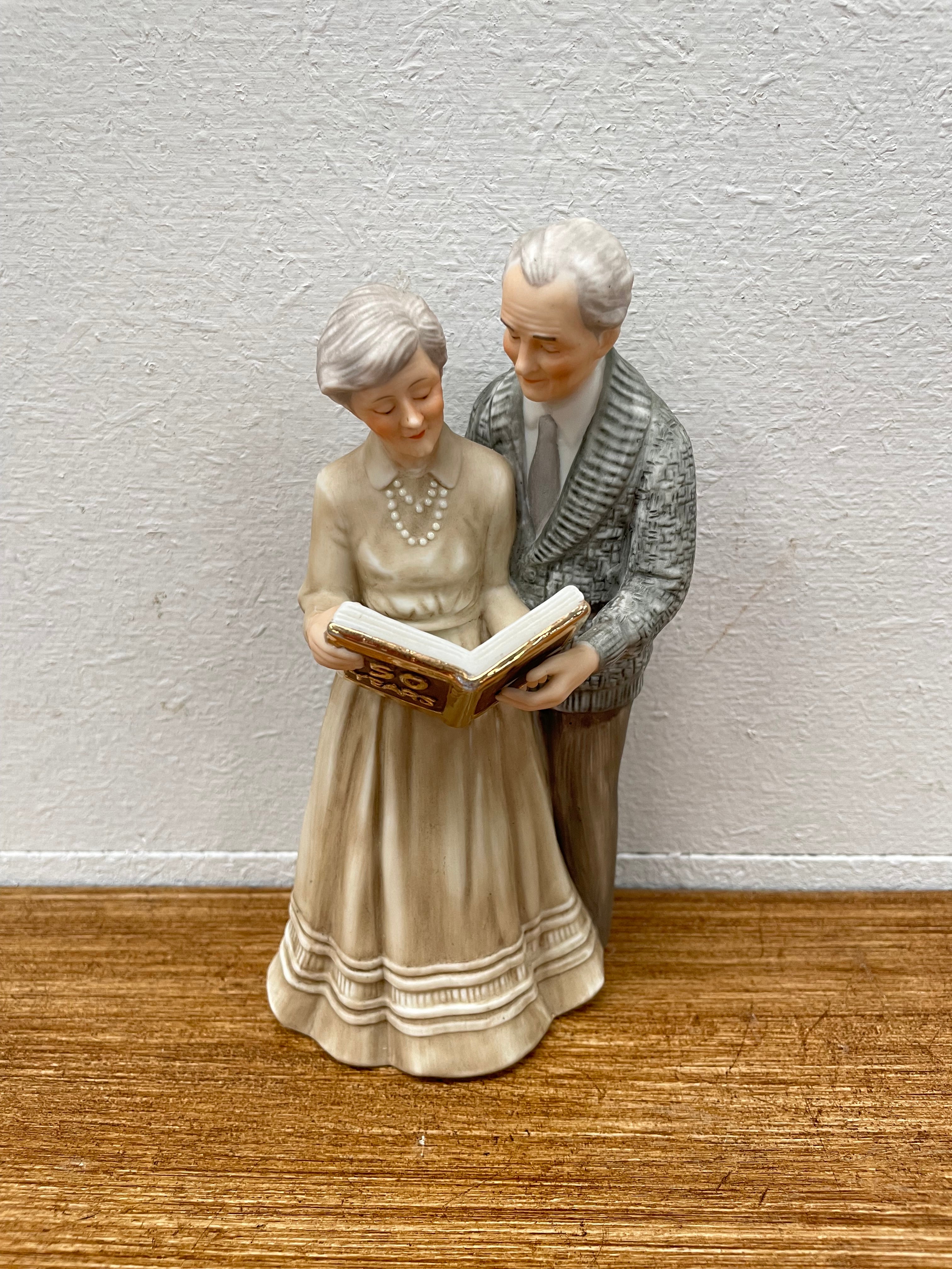 Vintage "Fifty Years Together" Figurine | Antique & Vintage | Moonee Ponds Antiques | Australia Wide Delivery
