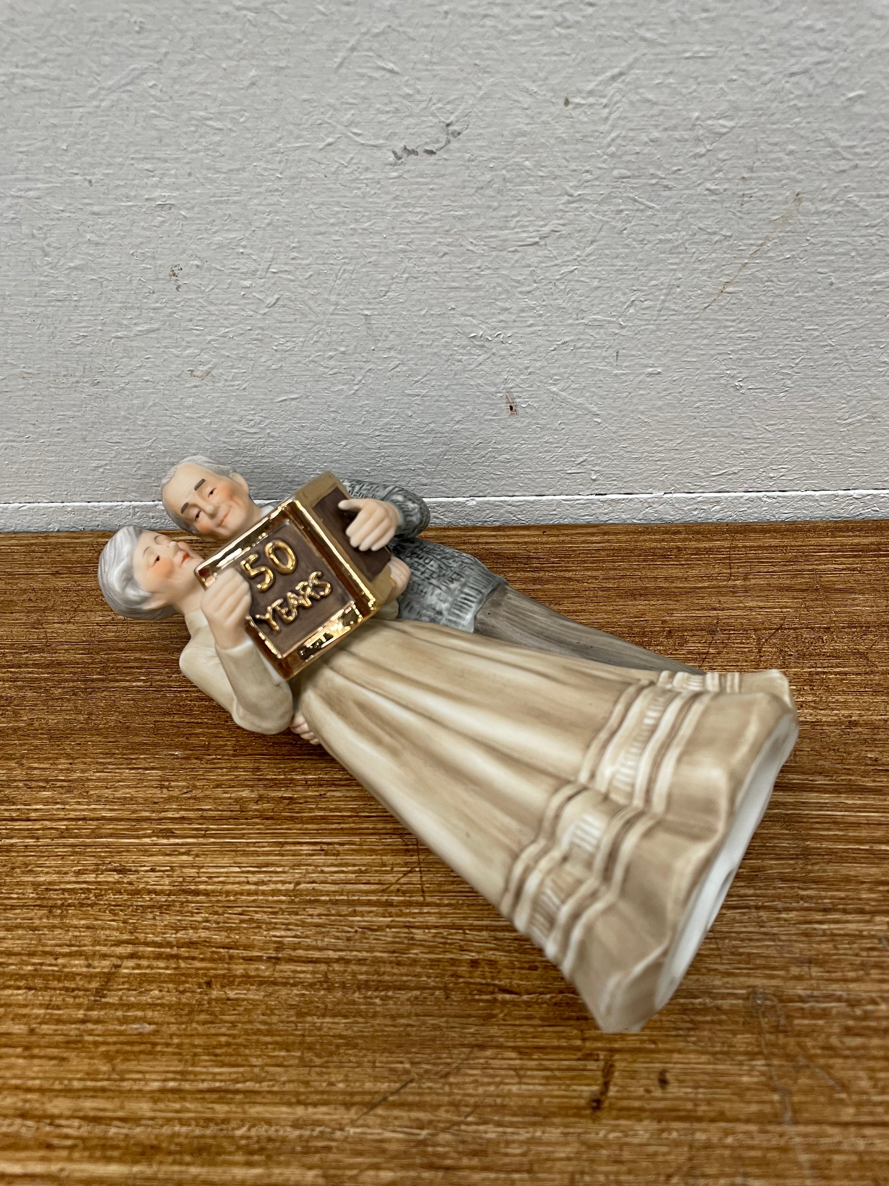 Vintage "Fifty Years Together" Figurine | Antique & Vintage | Moonee Ponds Antiques | Australia Wide Delivery