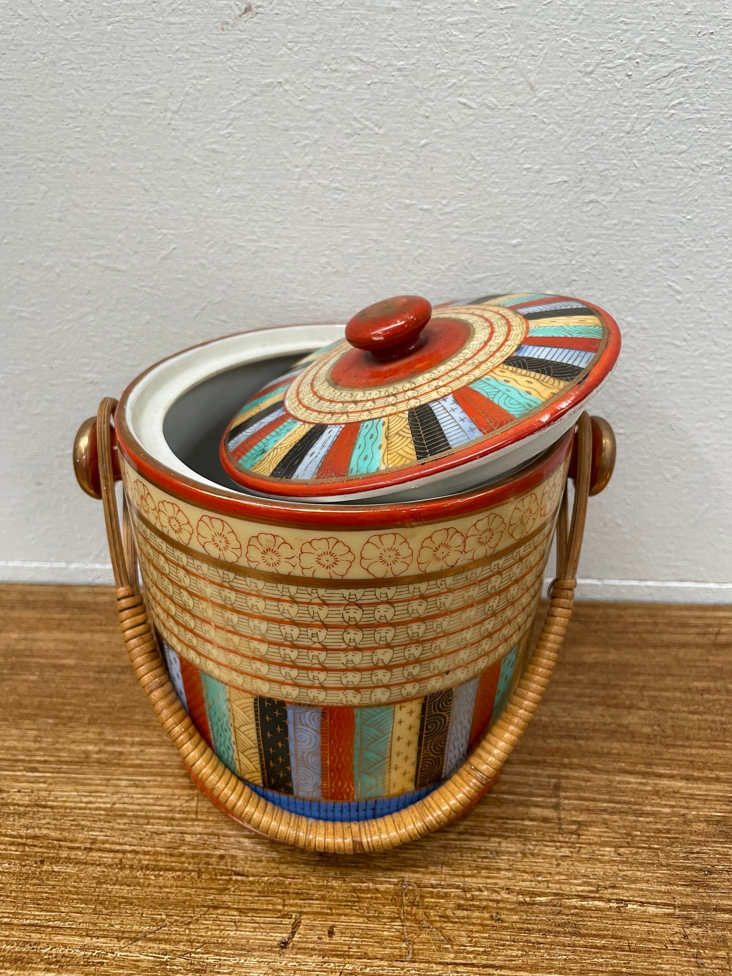 Vintage Japan Biscuit Barrel