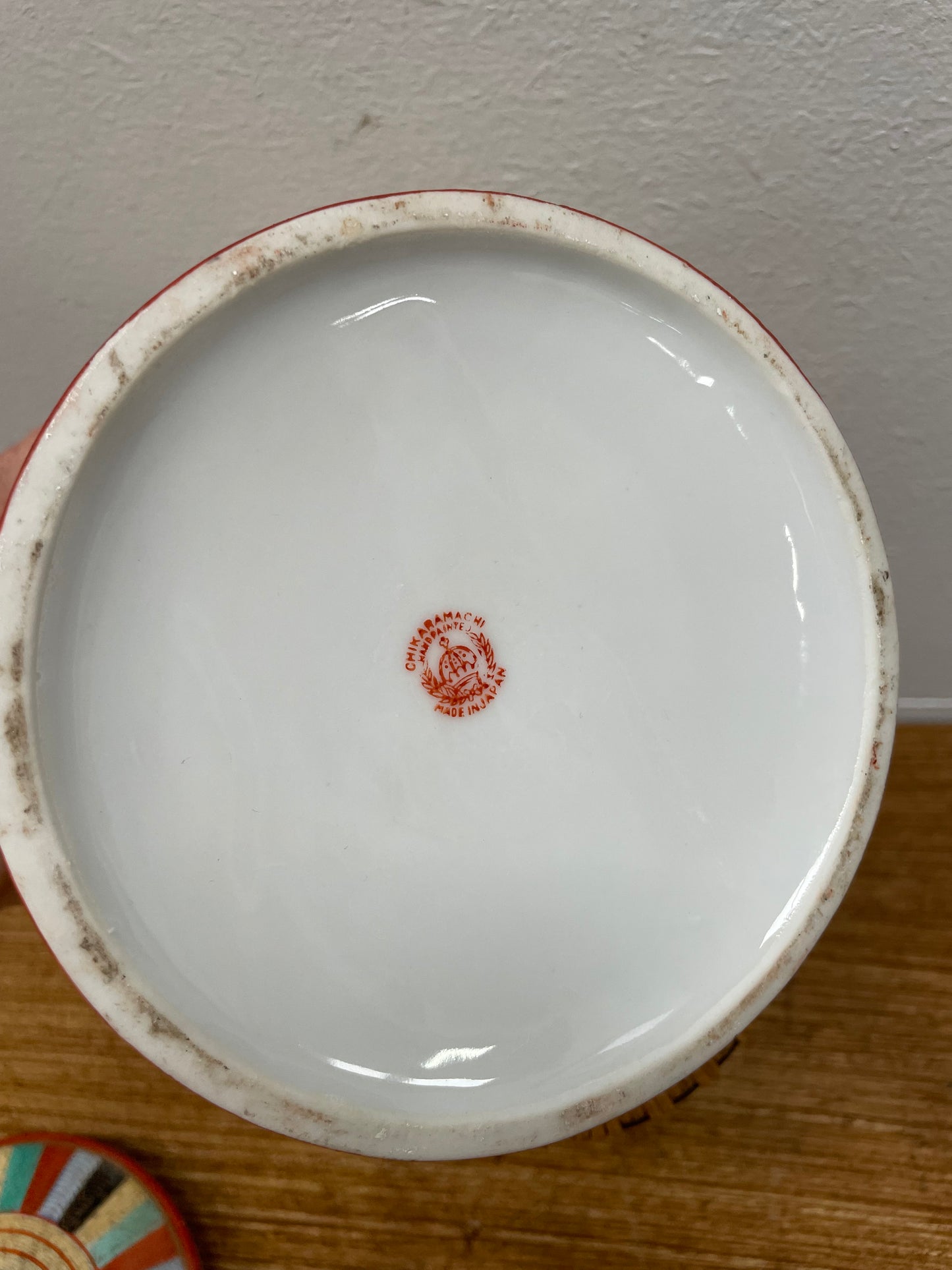 Vintage Japan Biscuit Barrel