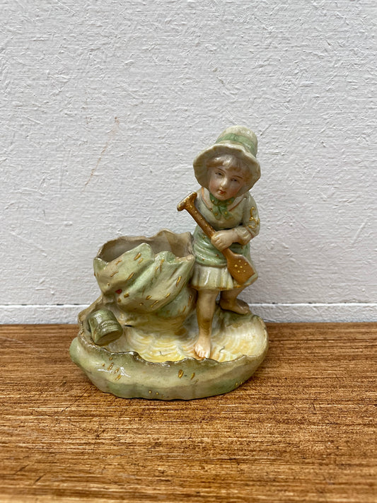 Victorian Wax Match and Striker Figurine