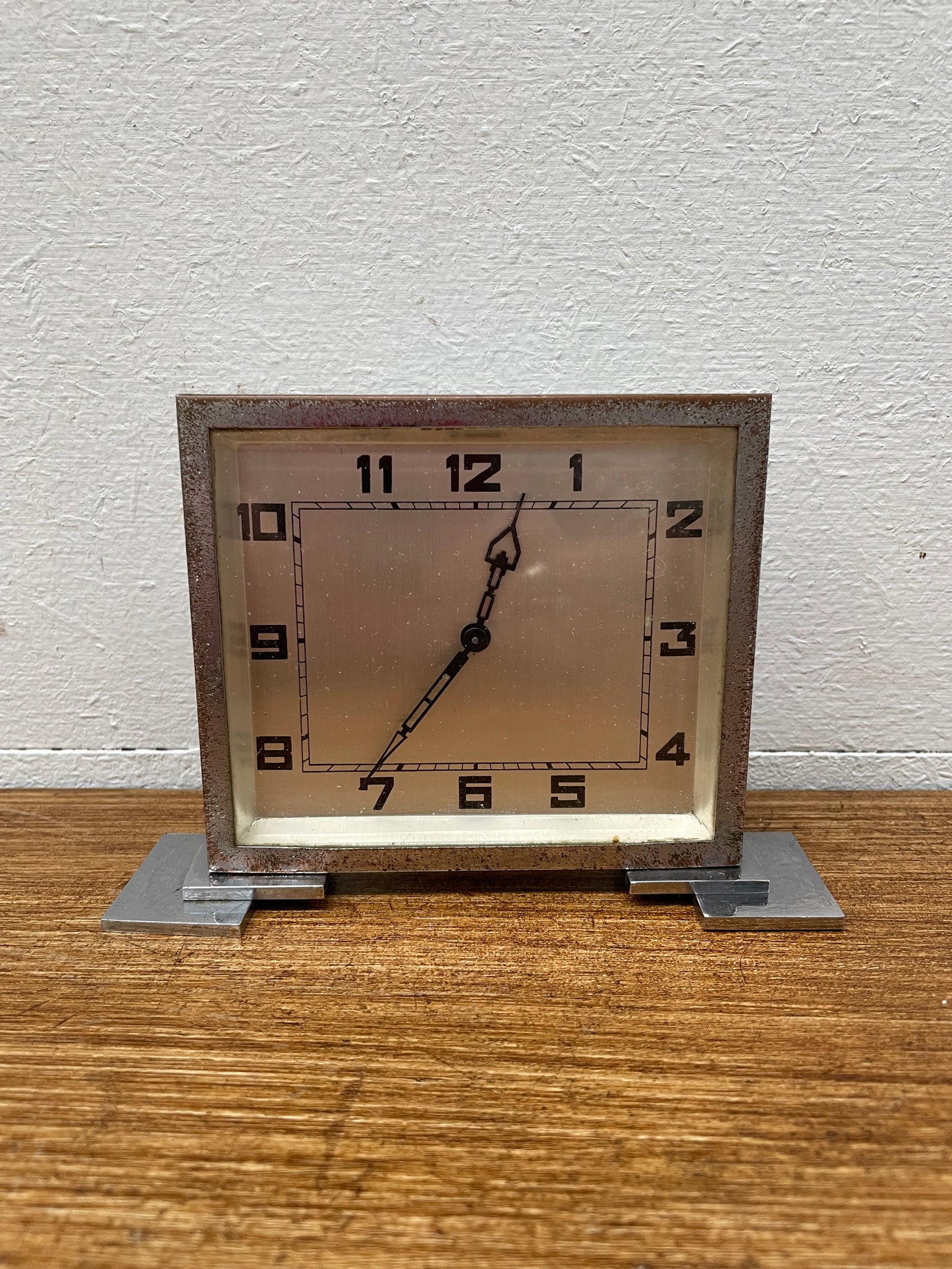 Vintage Art Deco German Desk Clock