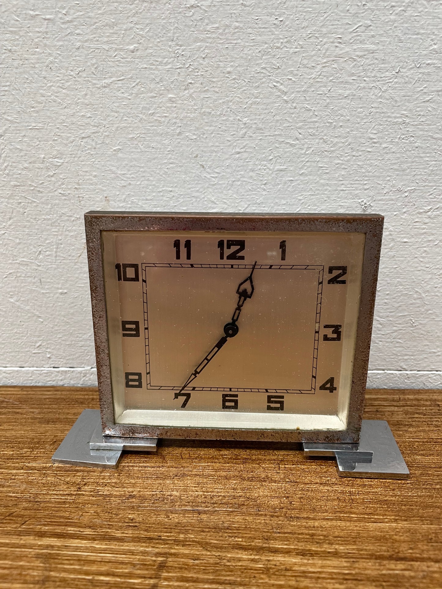 Vintage Art Deco German Desk Clock