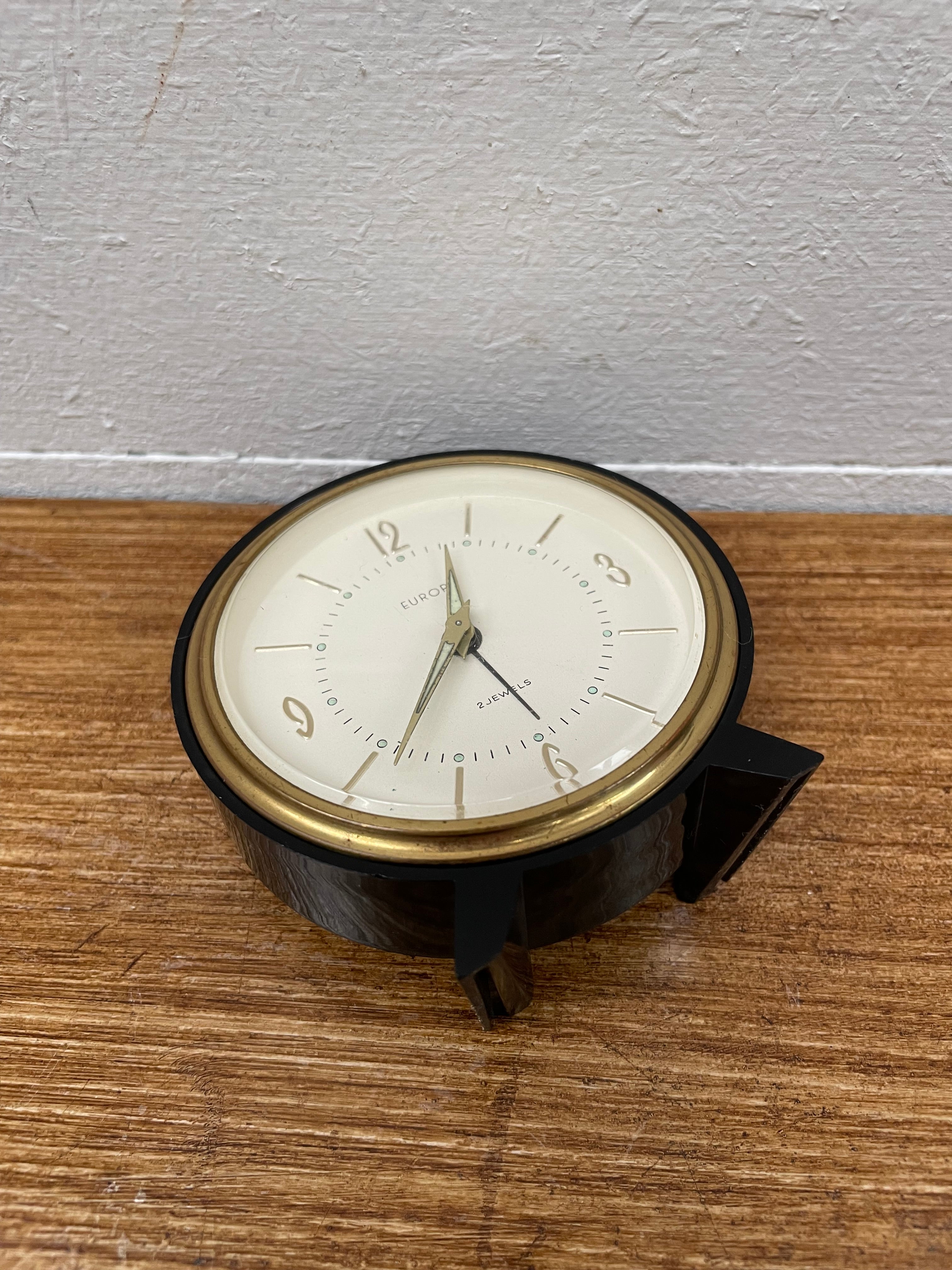 Vintage Europa Traveler Desk Clock