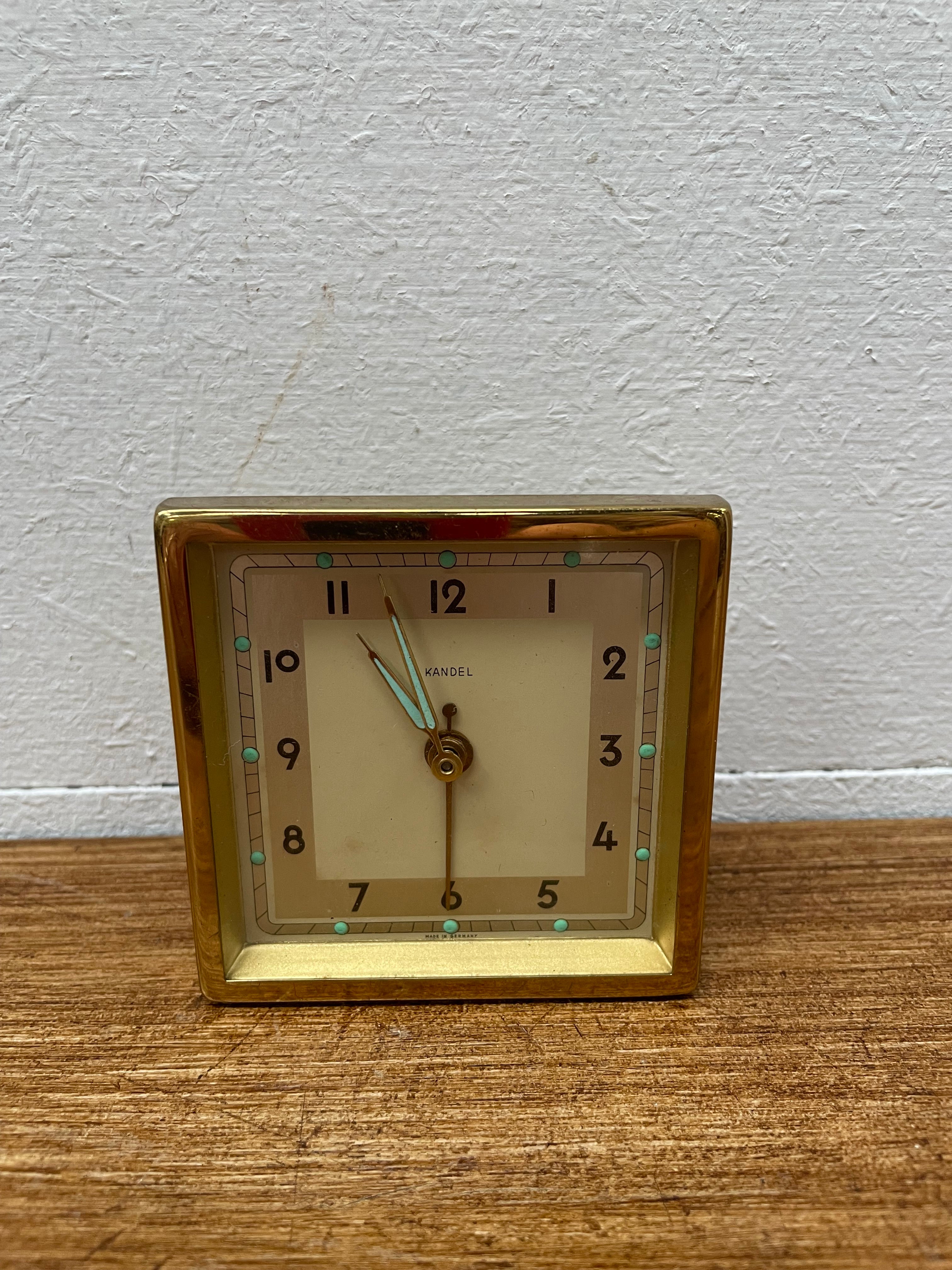 Vintage Kandel Desk/Travel Alarm Clock | Antique & Vintage | Moonee Ponds Antiques | Australia Wide Delivery