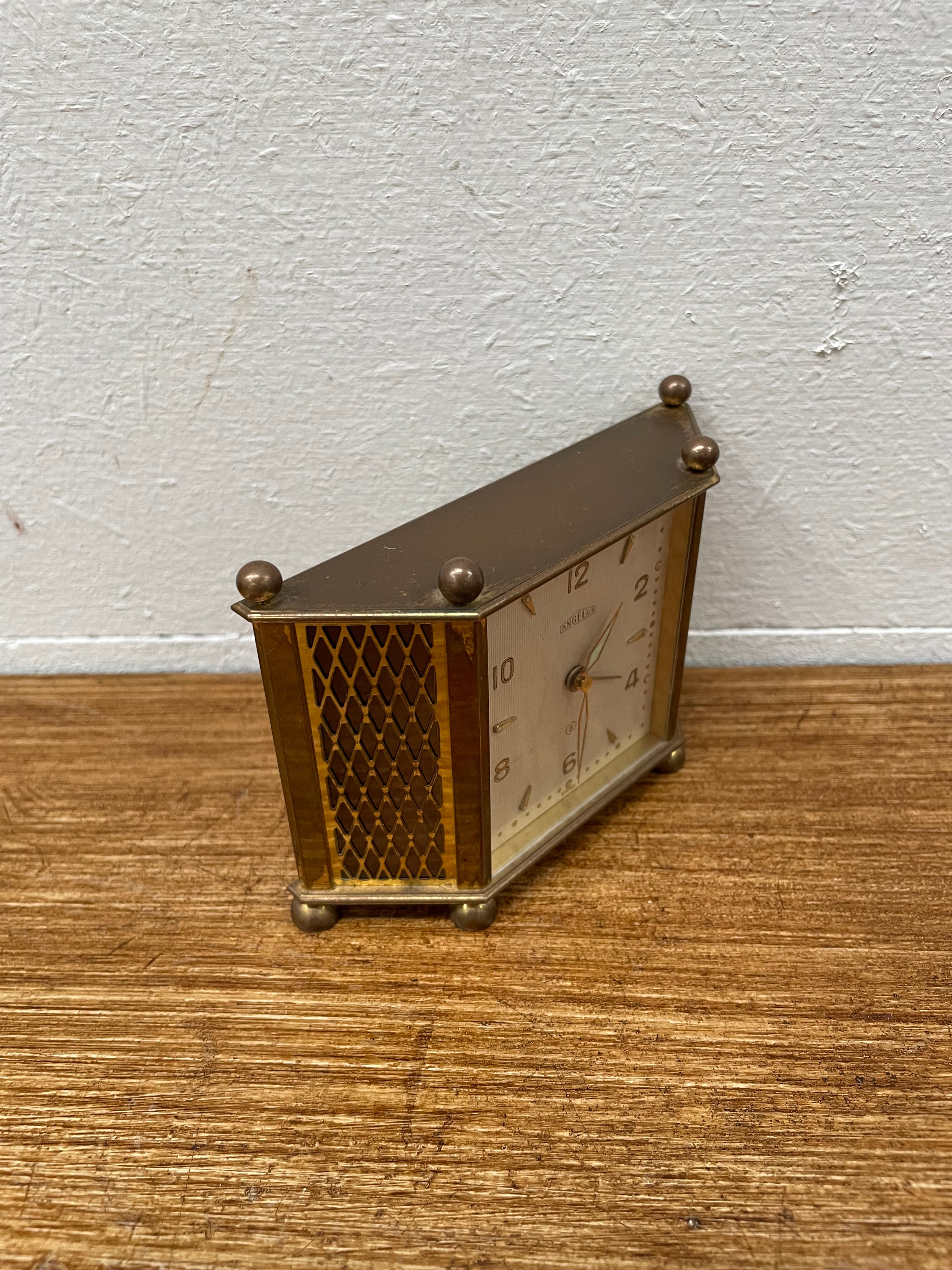 Rare Angelus Swiss Alarm Clock | Antique & Vintage | Moonee Ponds Antiques | Australia Wide Delivery