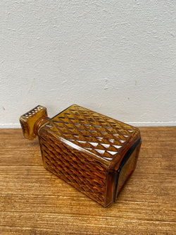 Vintage Amber Glass Decanter | Antique & Vintage | Moonee Ponds Antiques | Australia Wide Delivery