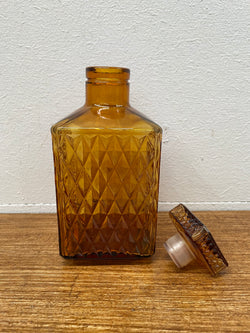 Vintage Amber Glass Decanter | Antique & Vintage | Moonee Ponds Antiques | Australia Wide Delivery