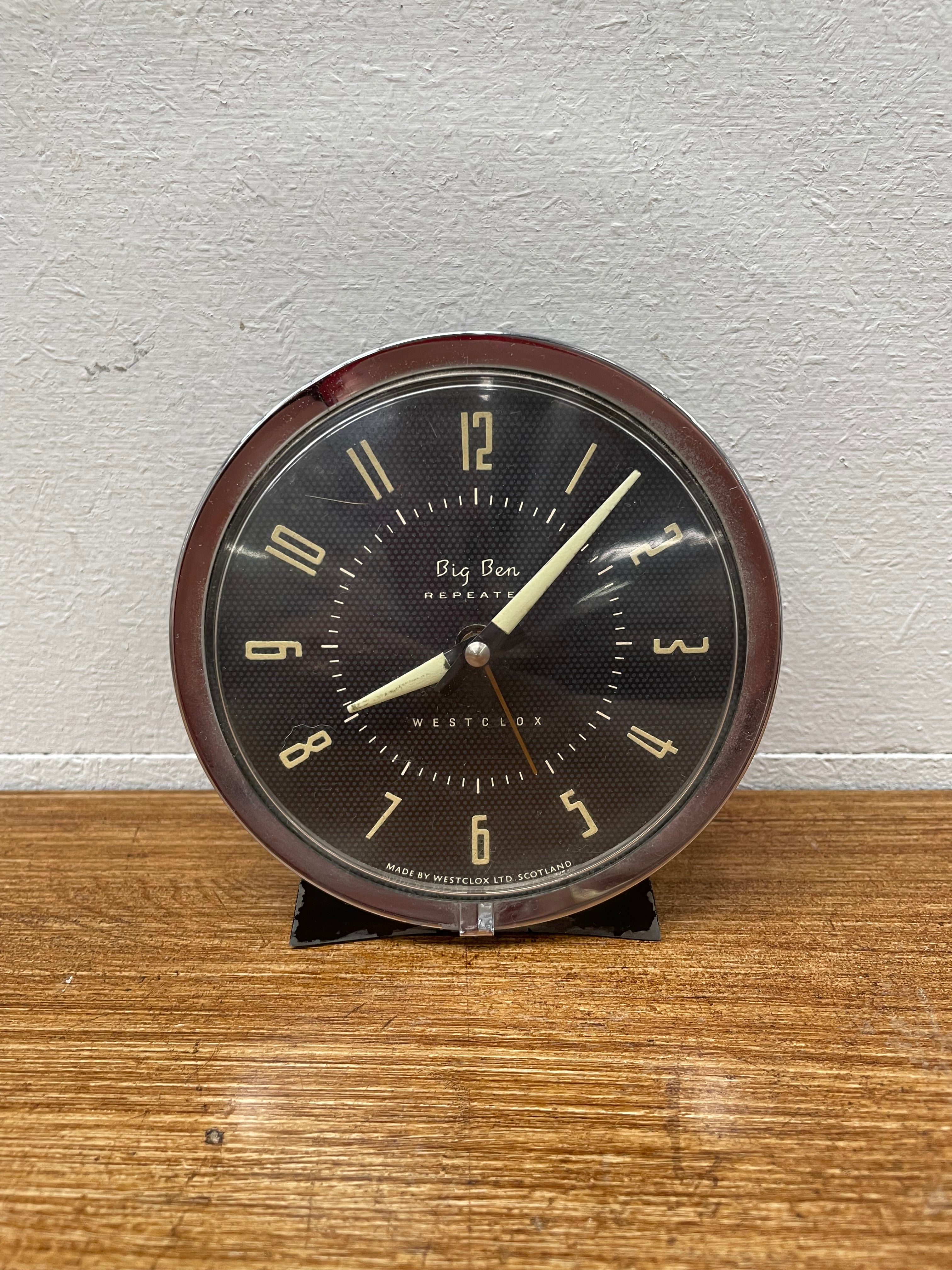 Westclox Big Ben Alarm Desk/Travel Clock | Antique & Vintage | Moonee Ponds Antiques | Australia Wide Delivery
