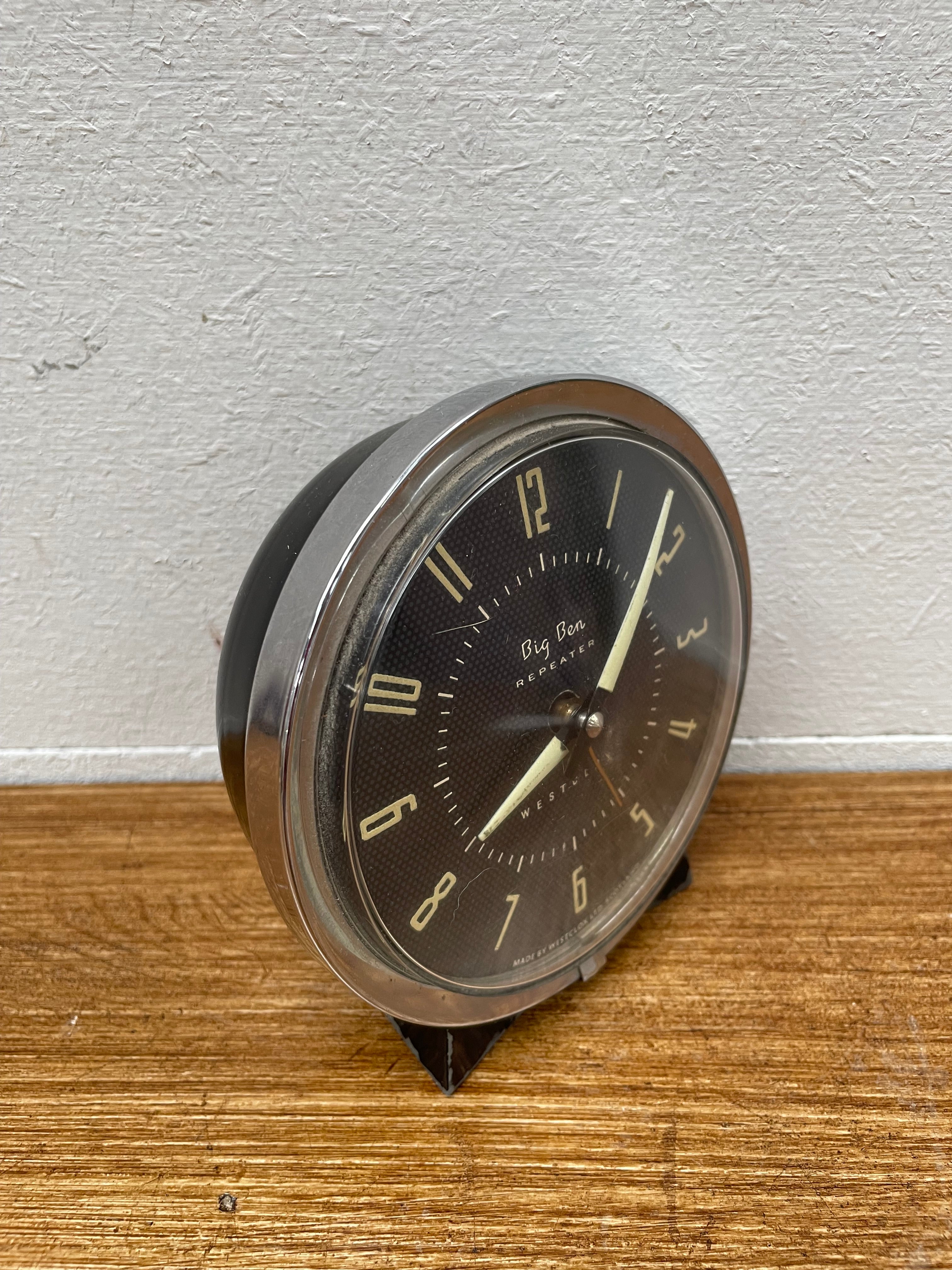 Westclox Big Ben Alarm Desk/Travel Clock | Antique & Vintage | Moonee Ponds Antiques | Australia Wide Delivery