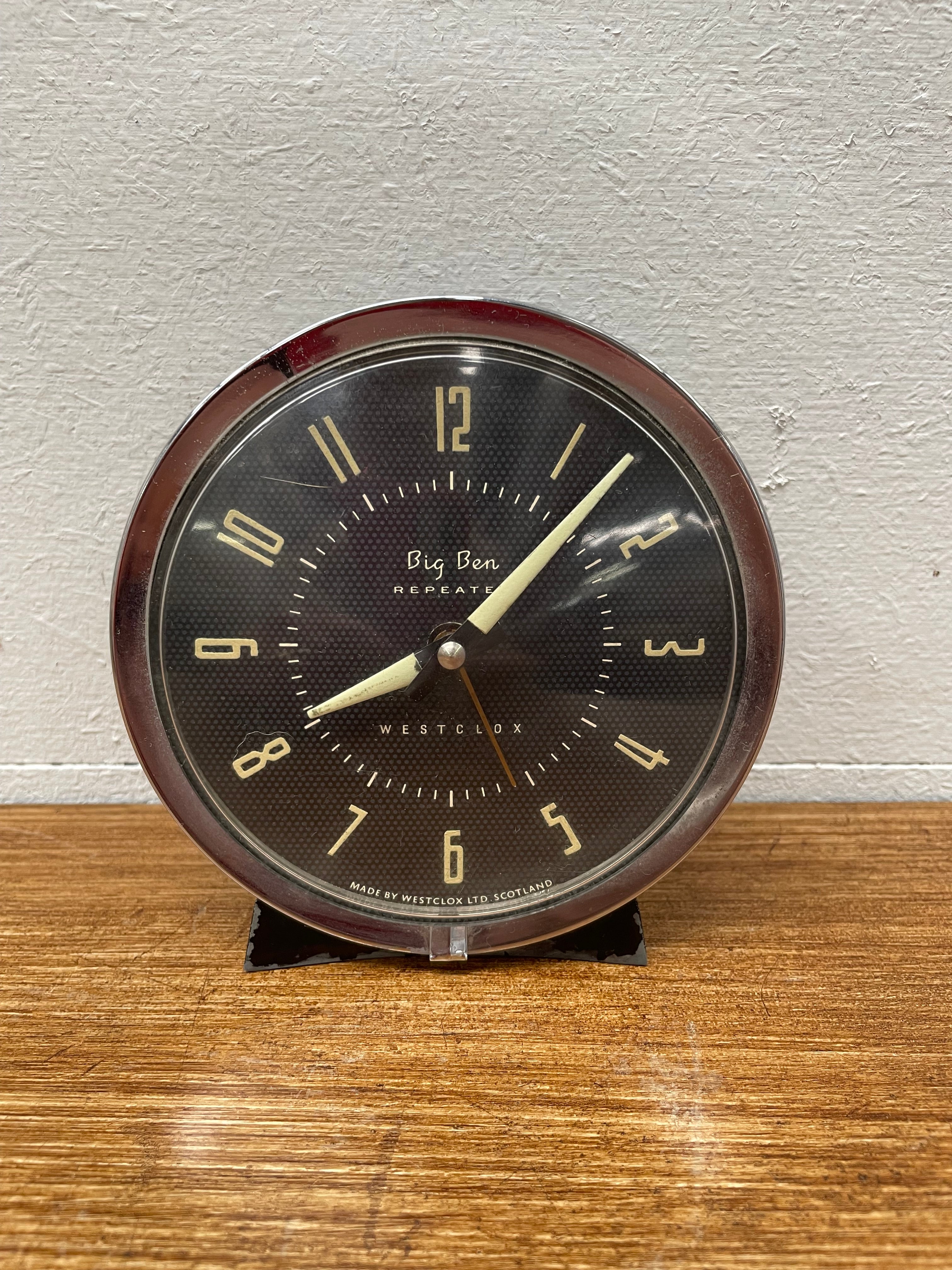 Westclox Big Ben Alarm Desk/Travel Clock | Antique & Vintage | Moonee Ponds Antiques | Australia Wide Delivery