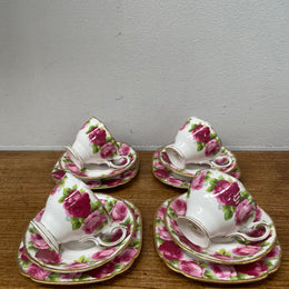 Royal Albert Set of Four Trio's