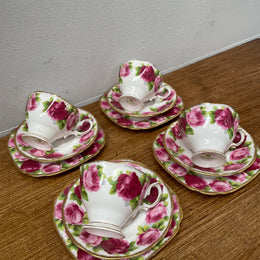 Royal Albert Set of Four Trio's