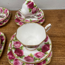 Royal Albert Set of Four Trio's