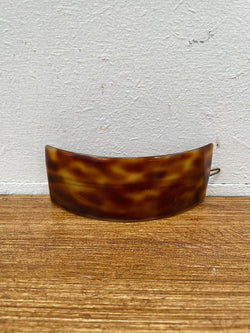 Large Vintage Faux Tortoiseshell French Barrette Hair Clip | Antique & Vintage | Moonee Ponds Antiques | Australia Wide Delivery