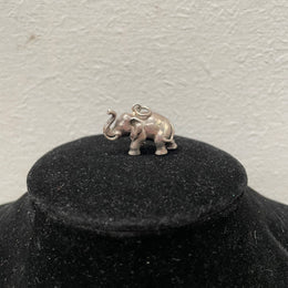 Heavy Silver Elephant Pendant