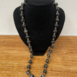 Vintage Tribal Glass Bead Necklace