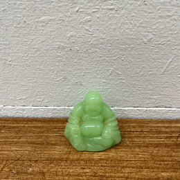 Peking Glass Jade Green Buddha