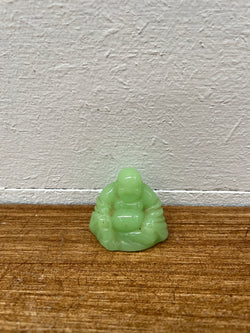 Peking Glass Jade Green Buddha | Antique & Vintage | Moonee Ponds Antiques | Australia Wide Delivery
