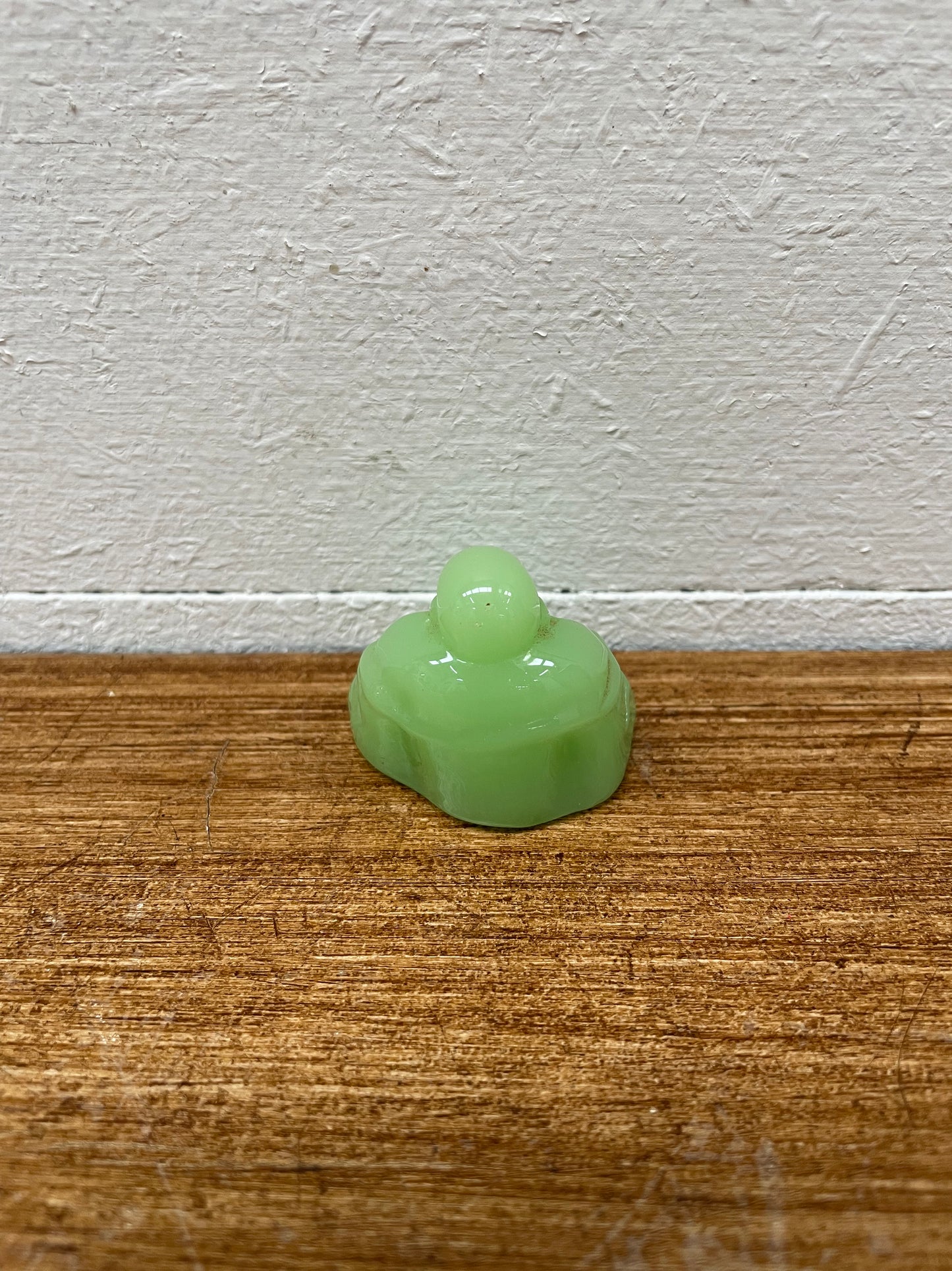 Peking Glass Jade Green Buddha