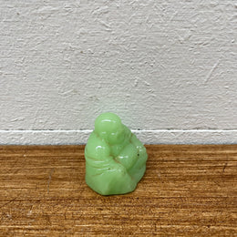 Peking Glass Jade Green Buddha