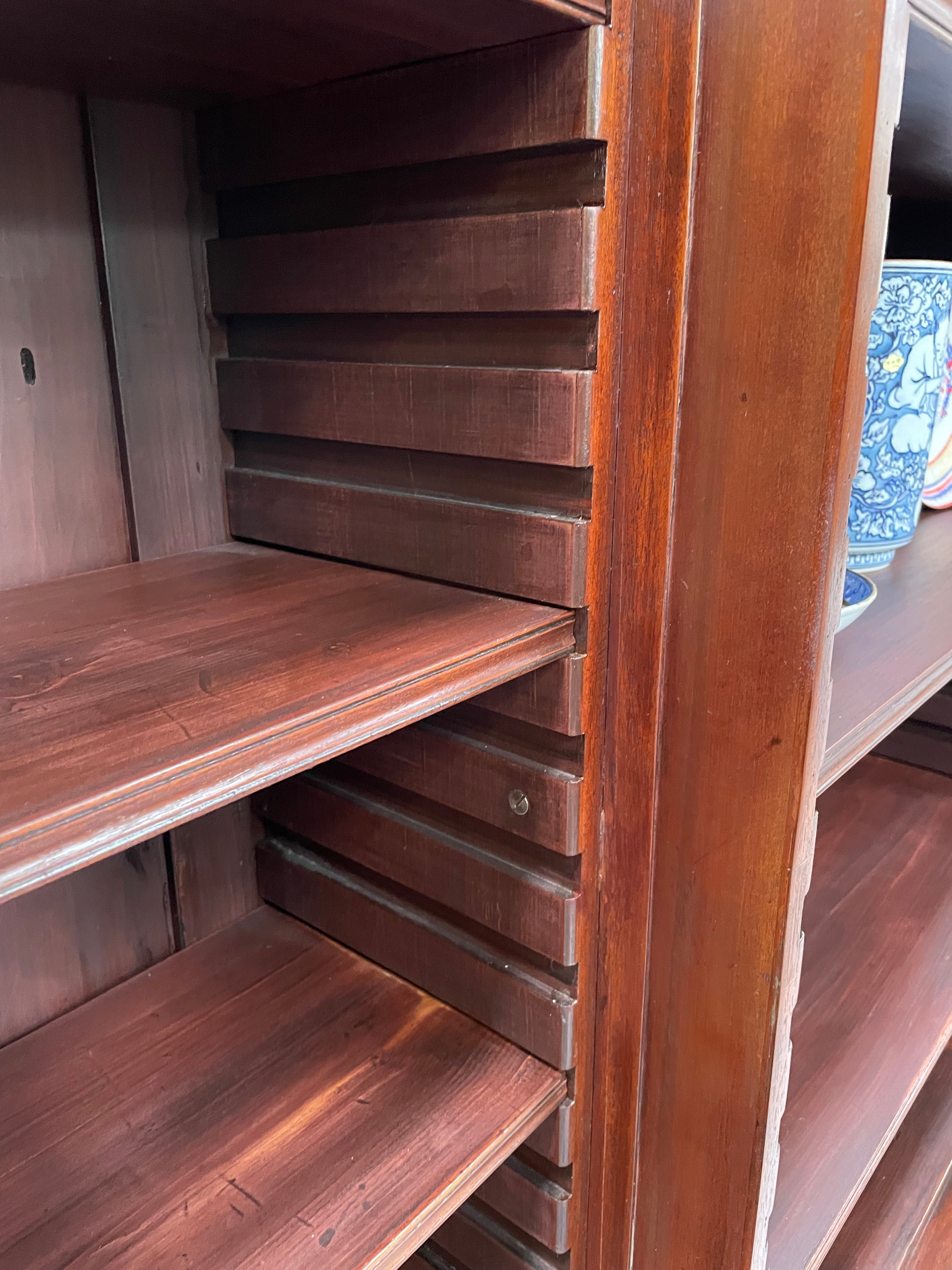 Mahogany Single Leadlight Door Display Cabinet/Bookcase | Antique & Vintage | Moonee Ponds Antiques | Australia Wide Delivery