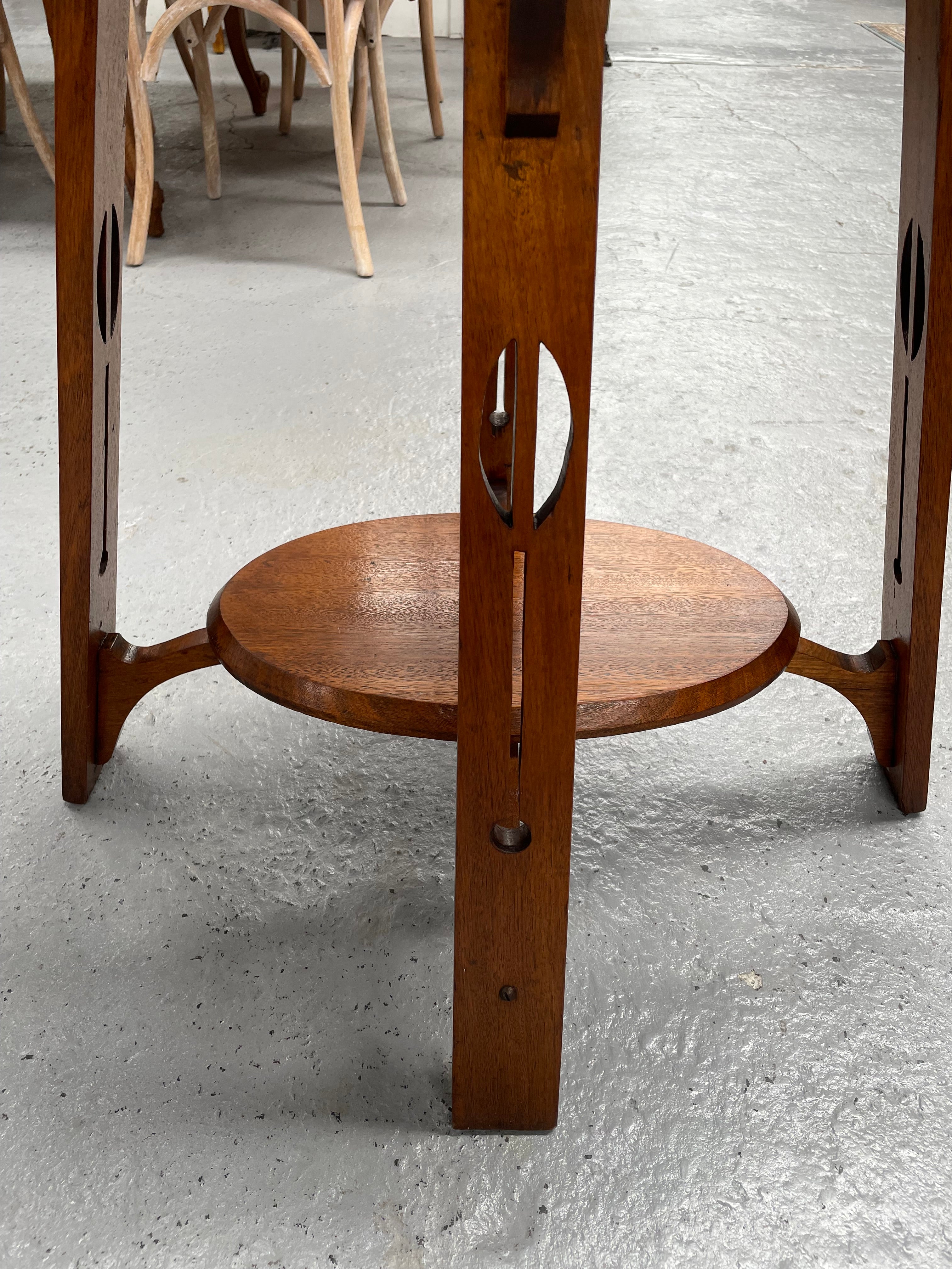 Rare Early Australian Blackwood Arts & Crafts Side Table | Antique & Vintage | Moonee Ponds Antiques | Australia Wide Delivery