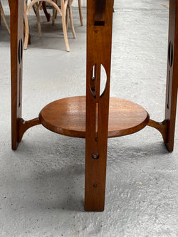 Rare Early Australian Blackwood Arts & Crafts Side Table | Antique & Vintage | Moonee Ponds Antiques | Australia Wide Delivery