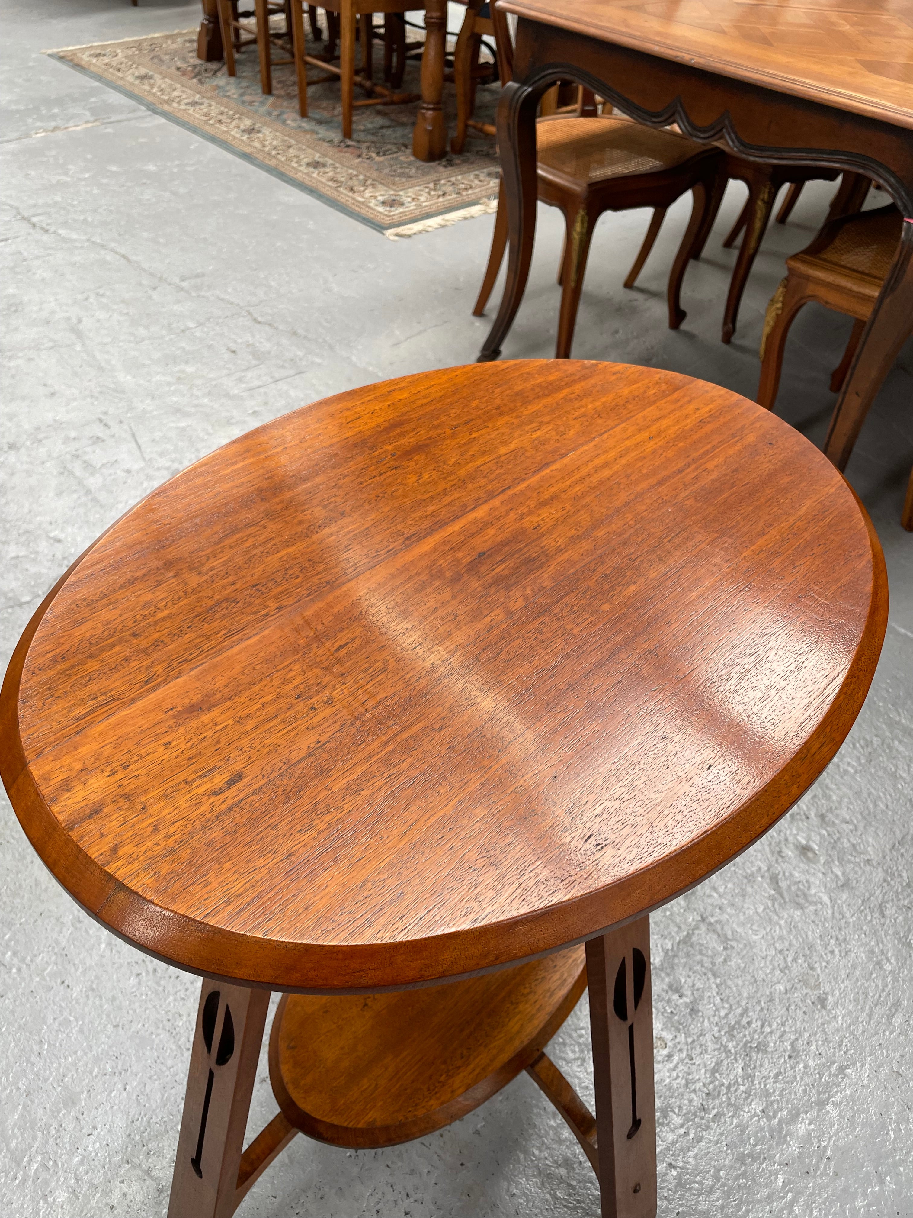 Rare Early Australian Blackwood Arts & Crafts Side Table | Antique & Vintage | Moonee Ponds Antiques | Australia Wide Delivery