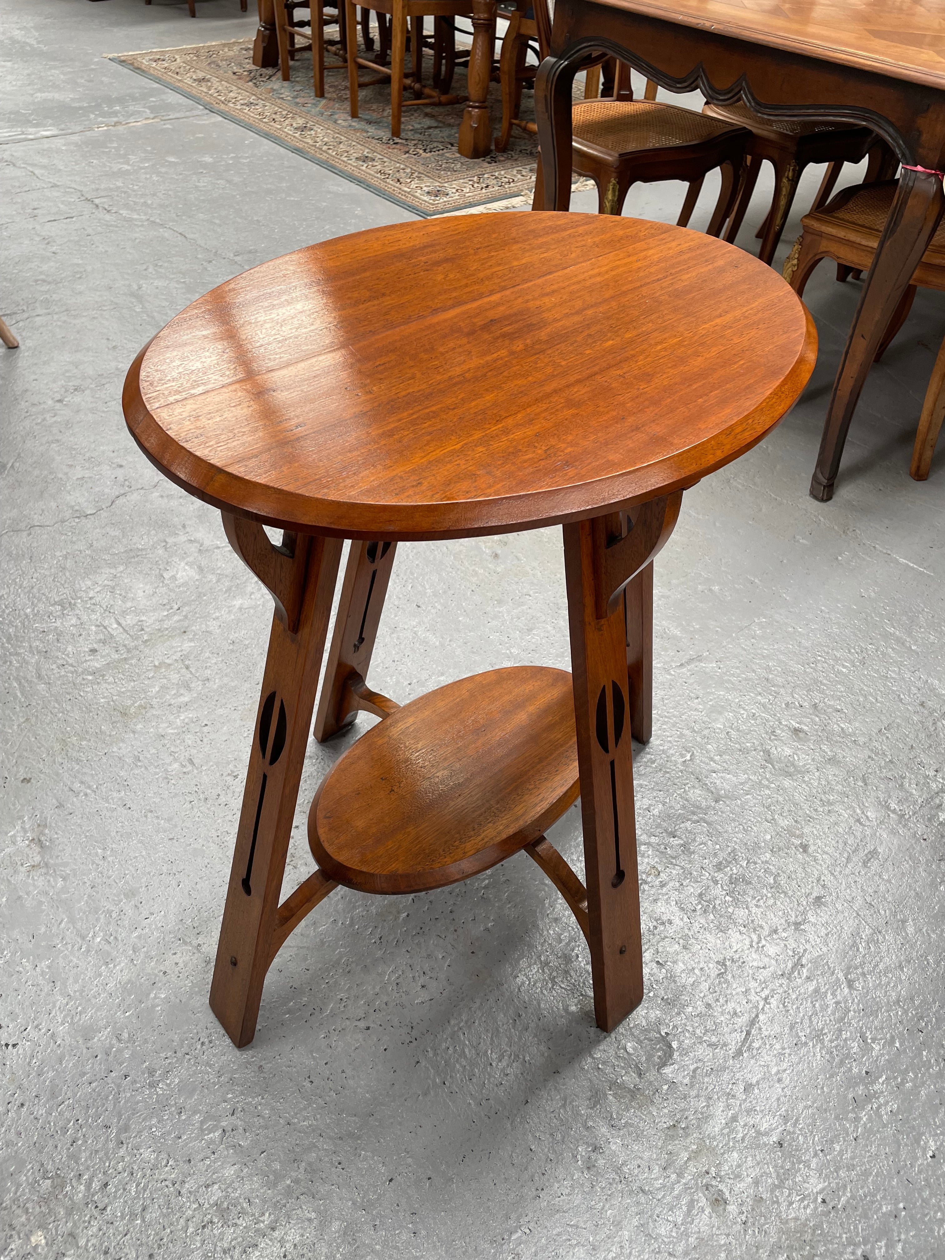 Rare Early Australian Blackwood Arts & Crafts Side Table | Antique & Vintage | Moonee Ponds Antiques | Australia Wide Delivery