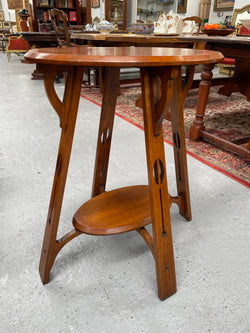 Rare Early Australian Blackwood Arts & Crafts Side Table | Antique & Vintage | Moonee Ponds Antiques | Australia Wide Delivery