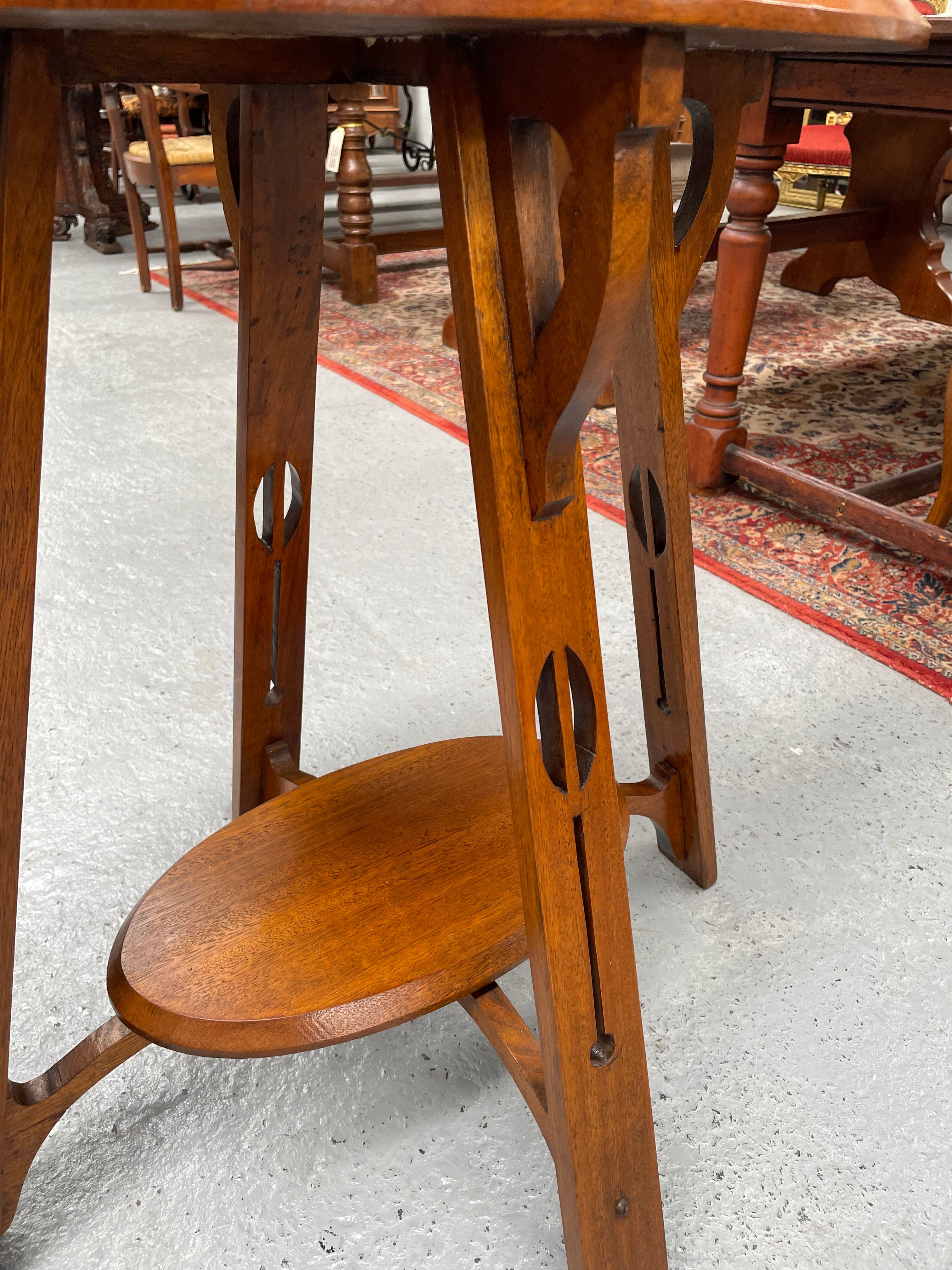 Rare Early Australian Blackwood Arts & Crafts Side Table | Antique & Vintage | Moonee Ponds Antiques | Australia Wide Delivery