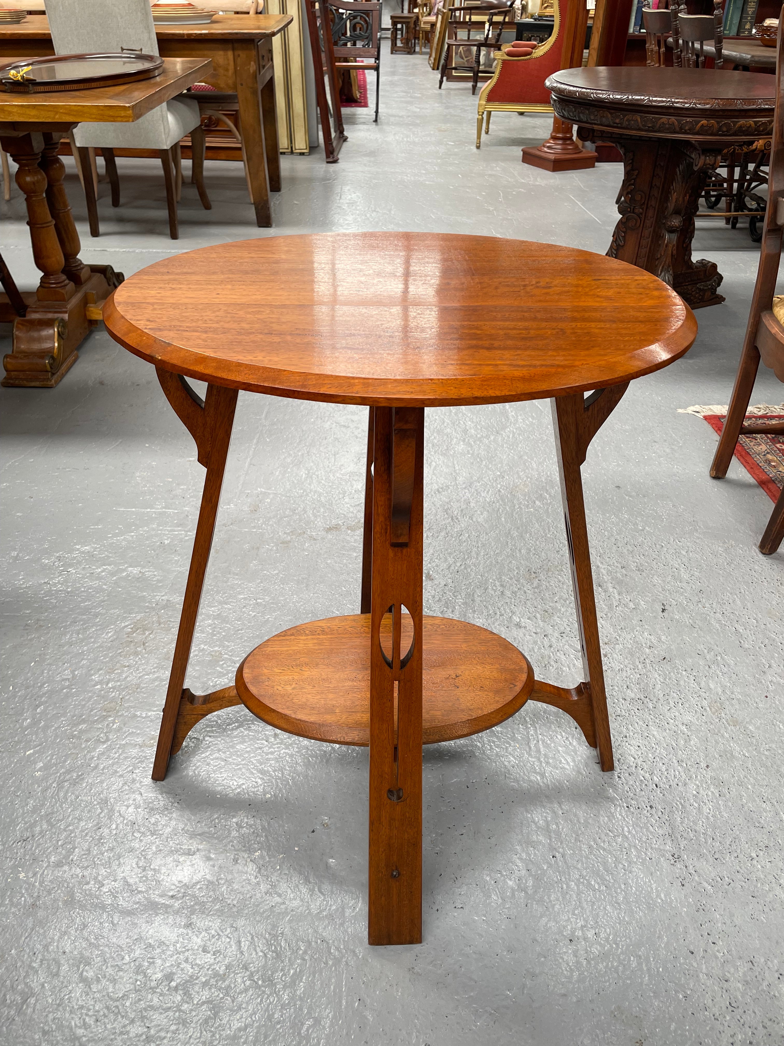 Rare Early Australian Blackwood Arts & Crafts Side Table | Antique & Vintage | Moonee Ponds Antiques | Australia Wide Delivery