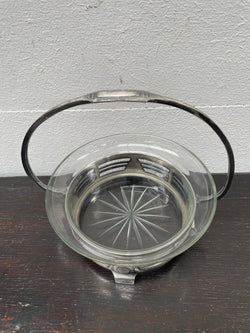 Art Nouveau Swedish Silver/Crystal Candy Dish | Antique & Vintage | Moonee Ponds Antiques | Australia Wide Delivery
